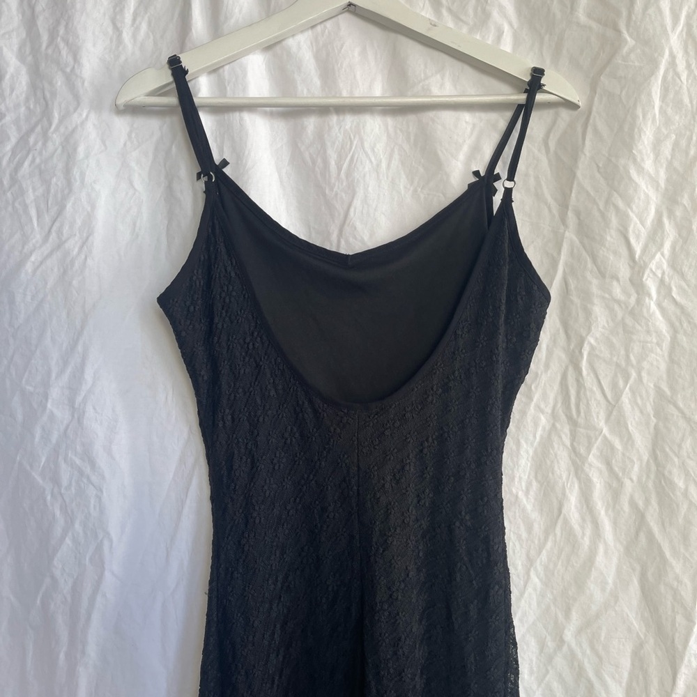 Wild Fable Bow Lace Midi Dress Black Size XS blogger - Picture 6 of 12